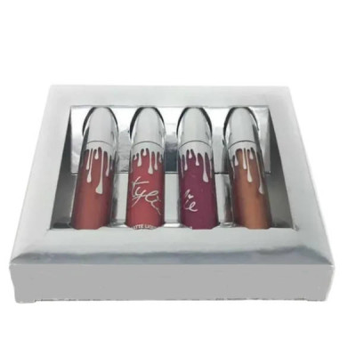 Набір рідких помад 4 шт KYLIE HOLIDAY EDITION LIP KIT