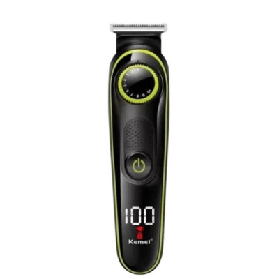 Машинка для стрижки волосся 5в1 Kemei Km-696 Чорна