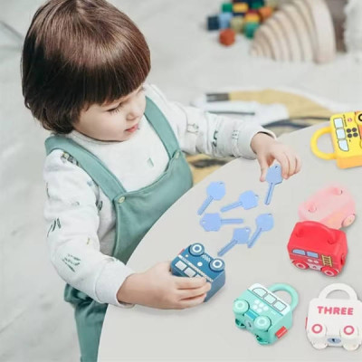 Машинка Замочок з ключем Toy Key 469 Синя