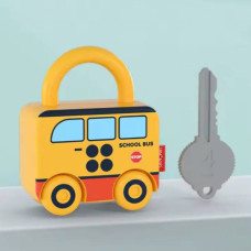 Машинка Замочок із ключем Toy Key 469 Жовта