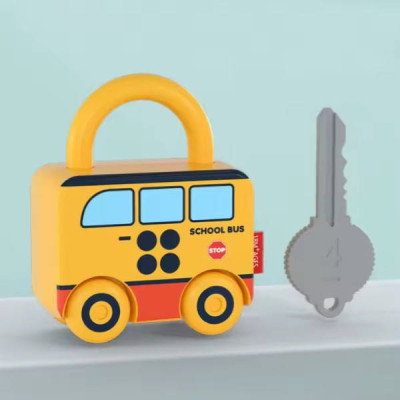 Машинка Замочок із ключем Toy Key 469 Жовта