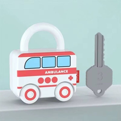 Машинка Замочок з ключем Toy Key 469 Біла