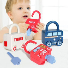 Машинка Замочок з ключем Toy Key 469 Червона