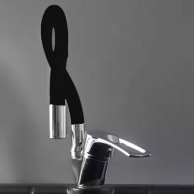 Кухонний змішувач гнучкий water tap HA-181 Чорний