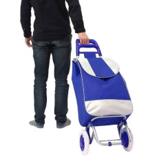Сумка на коліщатках для покупок Trolley small Синя