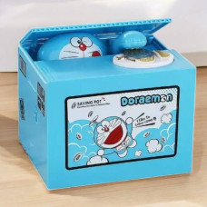 Скарбничка дитяча Злодюжка монет DORAEMON Блакитний з білим