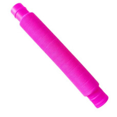 Розвиваюча дитяча іграшка антистрес Pop Tube 10 см Рожева