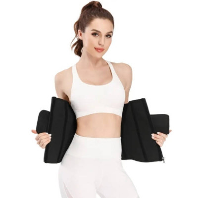 Потяг для схуднення, що стягує Waist training corset Чорний XXL