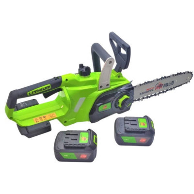 Пила ланцюгова акумуляторна CHAIN ​​SAW 16ˮ KRAFFTEC Салатова