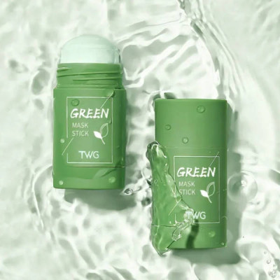 Маска, що очищає для обличчя з глиною та зеленим чаєм Nicor ​​Green Mask Stick Maseczka Do Twarzy Зелена