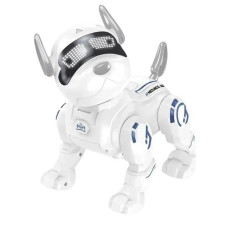 Інтерактивний робот вихованець Собака з пультом JZJ Intelligent Stunts Dog Білий