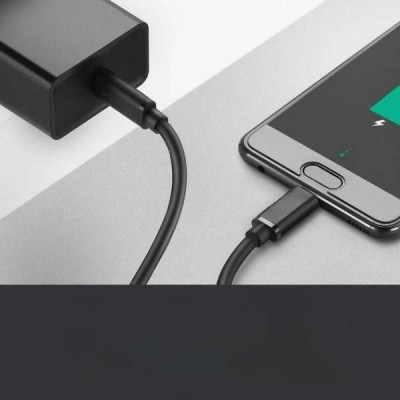 Кабель Vention USB 2.0 Type-C Male to Type-C Male 3A Cable 1M Black PVC Type