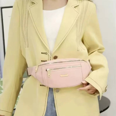 Сумка жіноча бананка Womens backpack XL-1211 Рожева