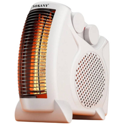Тепловентилятор дуйка 2000W Sokany SK-1652 Білий