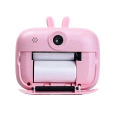 Фотоапарат моментального друку Зайчик Print Camera MA458 Рожевий