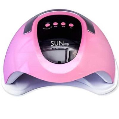 Лампа манікюрна для нарощування та гель-лаків SUN C6 nail lamp Рожева