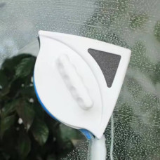 Щітка для миття вікон кутова двостороння магнітна Magnet Window Cleaner Блакитна