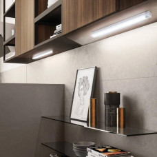 Світильник акумуляторний підвісний на магнітах 50см з датчиком руху Cabinet light Білий