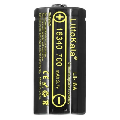 Акумулятор 16340 700mAh LiitoKala Lii-16A