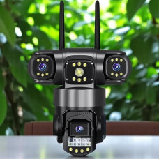 Камера відеоспостереження вулична поворотна IP PTZ 200Вт SC28 WiFi Чорна