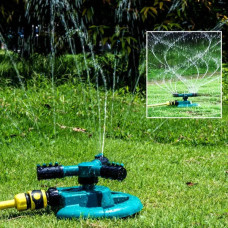 Зрошувач для поливу газону спринклер круговий дощувач 360 Lawn Water Sprinkler / ART-5059 Блакитний