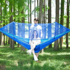 Туристичний гамак Travel hammock із москітною сіткою Синій