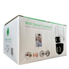 Камера вулична поворотна IP 4к/8.0мп Wifi BESDER A28B Біла