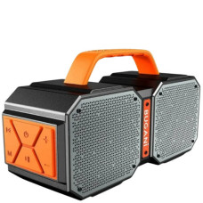 Колонка бездротова портативна Bluetooth BUGANI M83 Чорна з помаранчевим
