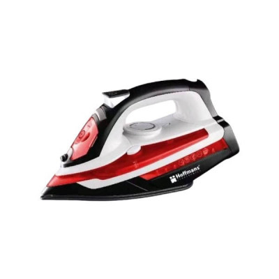 Праска побутова з антипригарним покриттям Hoffmans 2800W HM-9031 Чорна з червоним