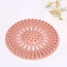 Сітка уловлювач для зливу в раковину Рожева