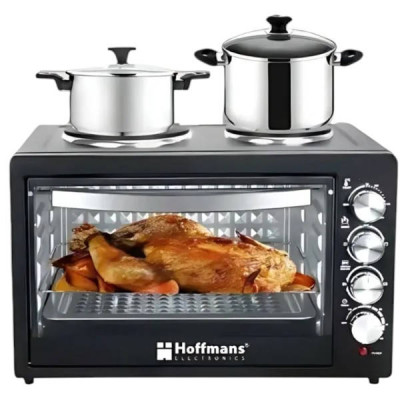 Електропіч з варильною поверхнею 2в1 Hoffmans 55L 2000W HM-753