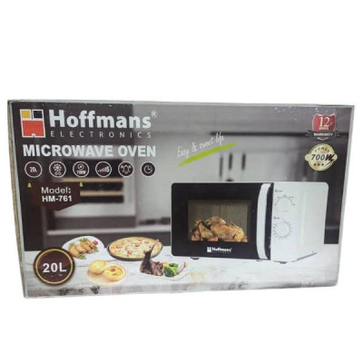 Мікрохвильова піч Hoffmans 20L 700W HB-761 Біла