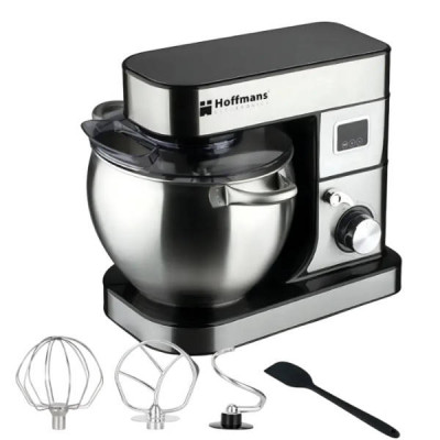 Міксер-тестоміс з металевою чашею Hoffmans 15L 2000W HM-8082