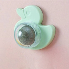 Кулька з котячою м'ятою на липучці Каченя Pet toy LY-757 Салатова