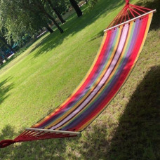 Гамак із планками 120*200см Різнокольорові смуги