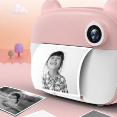 Дитячий фотоапарат моментального друку DIY Instant Digital Camera Рожевий