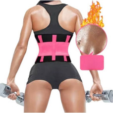 Пояс для схуднення Hot Shapers Belt Power Чорний з рожевим р-р XL
