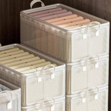 Органайзер для одягу із сітки Storage basket 30*24*16см AND LY-805 Білий