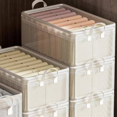 Органайзер для одягу із сітки Storage basket 30*24*16см AND LY-805 Білий