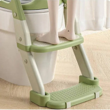 Дитяче сидіння на унітаз із сходами Babycare Зелене