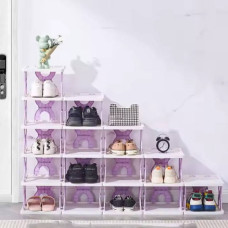 Полиця для взуття та речей на 5 ярусів Shoe rack Фіолетова