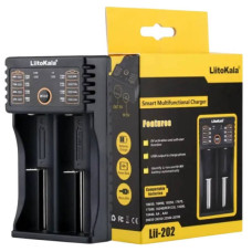 Зарядний пристрій універсальний для 18650, АА, ААА LiitoKala Lii-202 battery charger TYPE-C