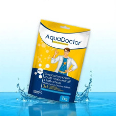 Хімія для басейну AquaDoctor MC-T 1 кг 3 в 1 маленькі пігулки для басейну 20 г