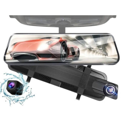 Автореєстратор із дзеркалом заднього виду 4k wifi LCD screen usb TF
