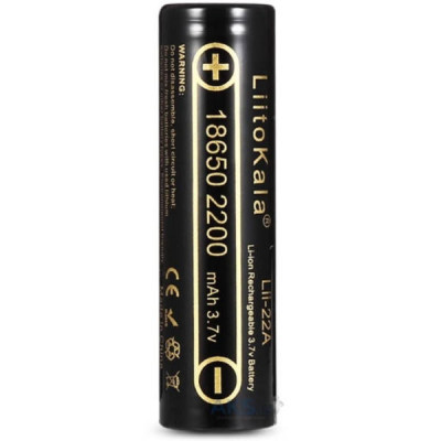 Акумулятор Li-ion LiitoKala Lii-22A-JT 18650 2200mah Чорний
