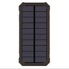 Power Bank з ліхтариком та сонячною панеллю Solar 50000mAh 5V 200ma Чорний