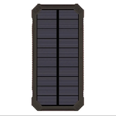 Power Bank з ліхтариком та сонячною панеллю Solar 50000mAh 5V 200ma Чорний