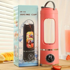 Блендер портативний USB 1500 мАч Juising Cup HP-118 Рожевий