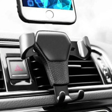 Автомобільний тримач для телефону Universal Gravity Air Vent Car Mount Чорний