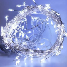 Гірлянда світлодіодна роса Феєрверк внутрішня 100Led 4м Холодне світло